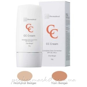 Сонцезахисний крем із тоном Dermaheal CC Сream SPF 30 Tan Beige темно-бежевий