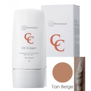 Сонцезахисний крем із тоном Dermaheal CC Сream SPF 30 Tan Beige темно-бежевий