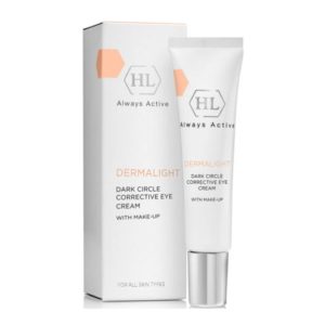 Holy Land Dermalight Dark circle corrective eye cream with make up Холи Ленд Дермалайт отбеливающий крем с тоном от тёмных кругов вокруг глаз