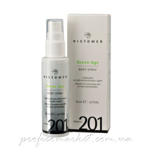 Спрей для тела при проблемной коже Histomer FORMULA 201 green age body spray