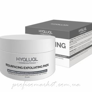 Мультикислотные диски для регенерации кожи лица HYALUAL Resurfacing Exfoliating Pads
