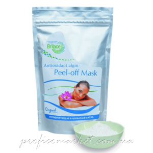Альгинатная регенерирующая маска для лица Brilace Antioxidant algin peel-off mask