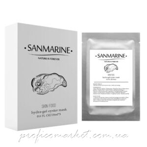 Гидрогелевая маска для лица с экстрактом устрицы Sanmarine Hydra-Gel Oyster Mask 5 шт