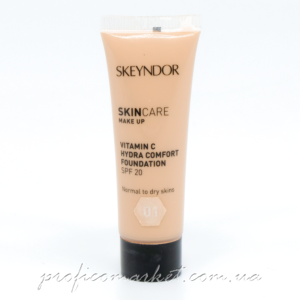 Увлажняющая основа с Витамином С SPF20 Skeyndor Skincare Make Up Vitamin C Hydra Comfort Foundation 10мл