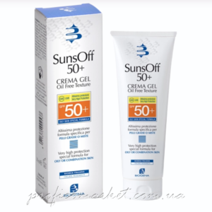Солнцезащитный крем для жирной и комбинированной кожи Biogena SunsOff Crem Gel SPF 50+ 90мл