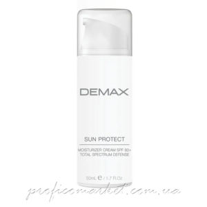 Антиоксидантный защитный увлажнитель крем Demax Sun Protect Moisturizer Cream SPF 80+