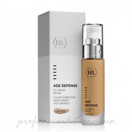 Антивозрастной солнцезащитный крем Holy Land CC Cream Natural SPF 50