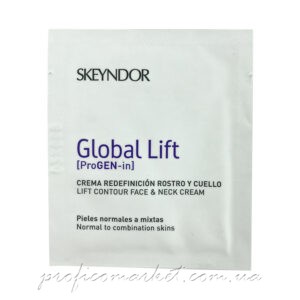 Крем-лифтинг для лица и шеи для нормальной и сухой кожи Skeyndor GLOBAL Lift contour face & neck cream (dry skins) 2мл