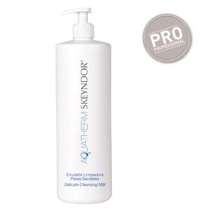 Мягкое очищающее молочко для чувствительной кожи Skeyndor Aquatherm Line Delicate cleansing milk 500мл