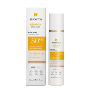 Депигментирующий солнцезащитный крем для лица SPF50 Sesderma Repaskin Urban 365 Despigmentante SPF50