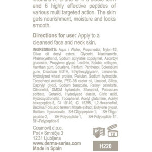 Витаминизированная пептидная сыворотка Derma Series Vita-active peptide serum 30мл