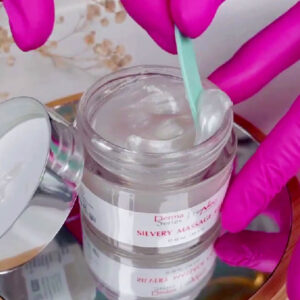 Массажный гель для лица Derma Series Silvery massage gel