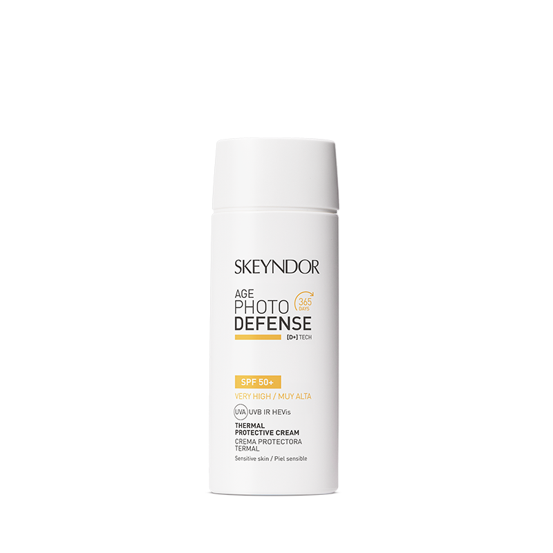 Защитный крем для лица для сухой и чувствительной кожи кожи SPF50+ Skeyndor Age Photo Defense SPF50+