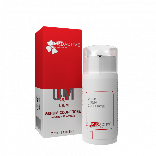 Корректирующая сыворотка Антикупероз MedActive U.S.M. Serum Couperoze Rosacea & Vessels