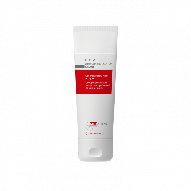 Себорегулююча маска MedActive O. B. A. Seboregulator Mask Seboregulatory Mask & Oily Skin 250мл