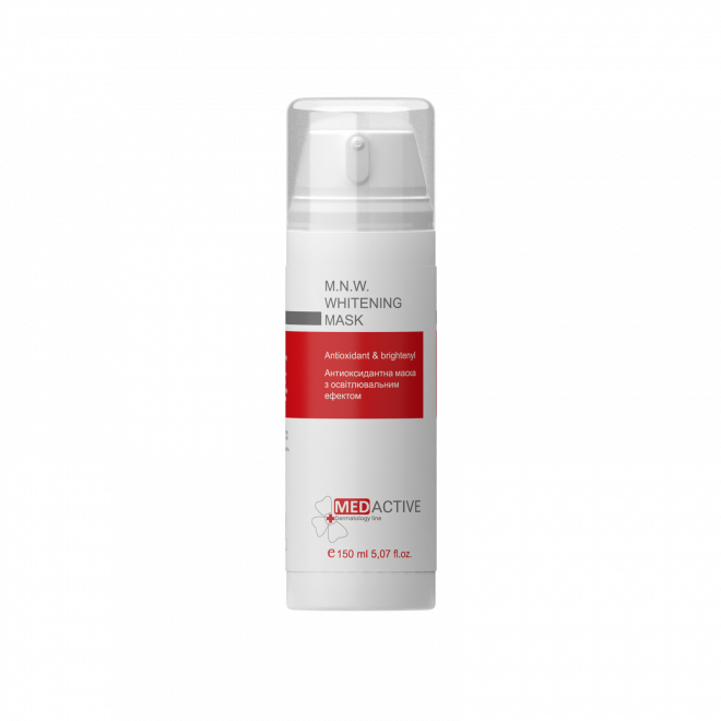 Антиоксидантна маска з освітлювальним ефектом MedActive M.N.W. Whitening Mask Antioxidant & Brightenyl 150мл
