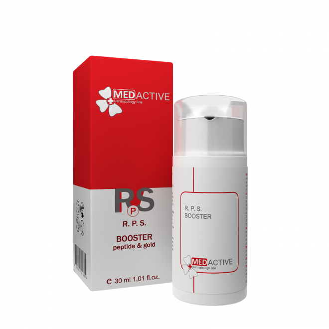 Мультипептидний антивіковий бустер MedActive R.P.S. Booster Peptide & Gold 30мл